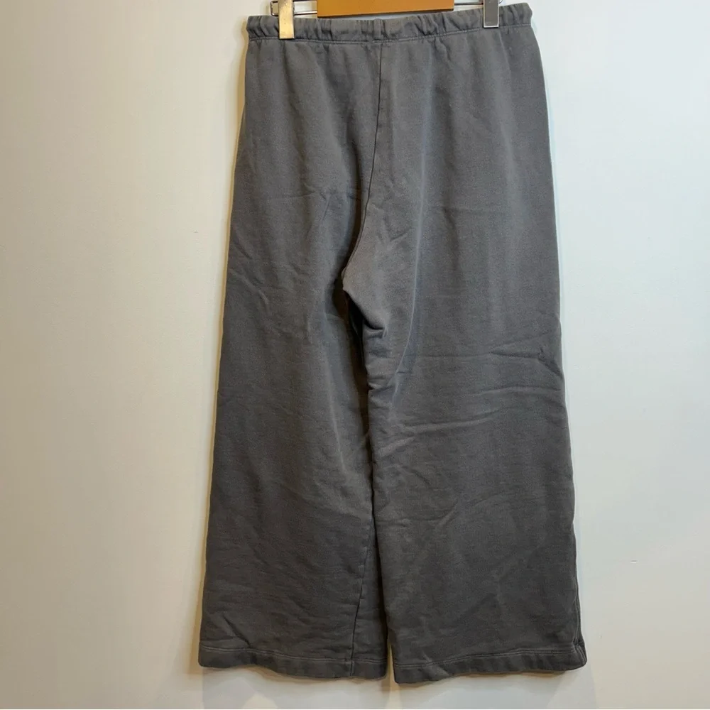 Zara PLUSH STRAIGHT LEG SWEATPANTS anthracite grey 4174/843 - Picture 8 of 10